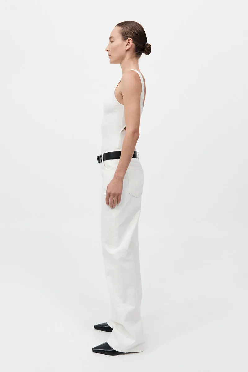 90s Low Rise Jeans - White sold by St. Agni product image thumbnail 4