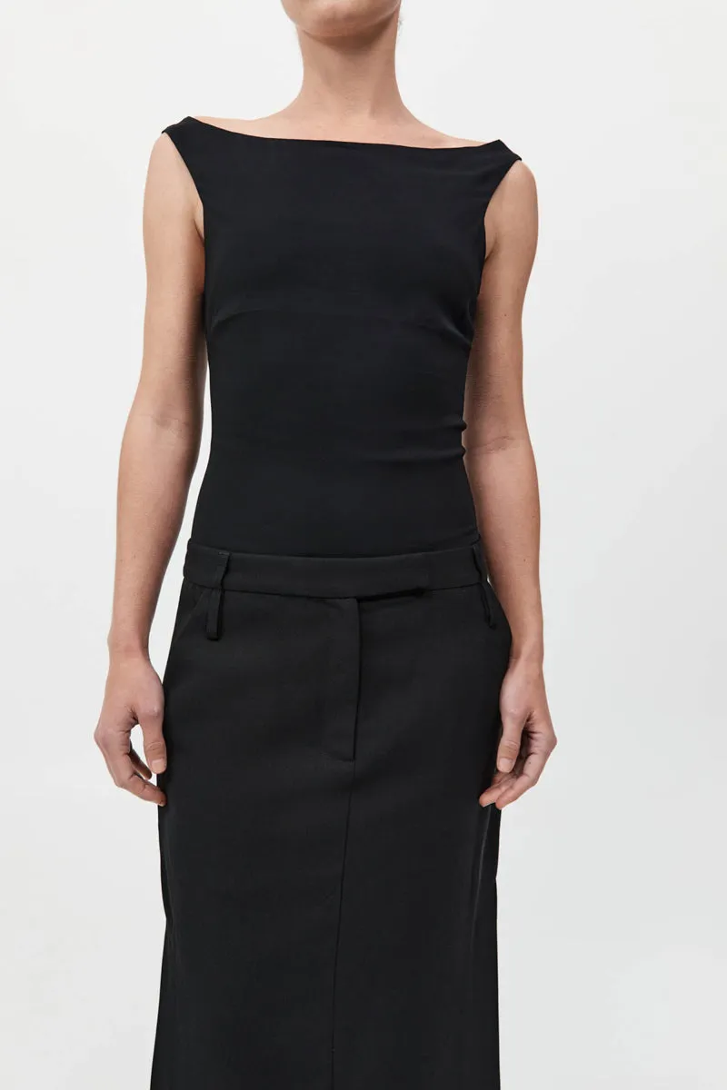 Slim Bateau Top - Black sold by St. Agni product image thumbnail 5