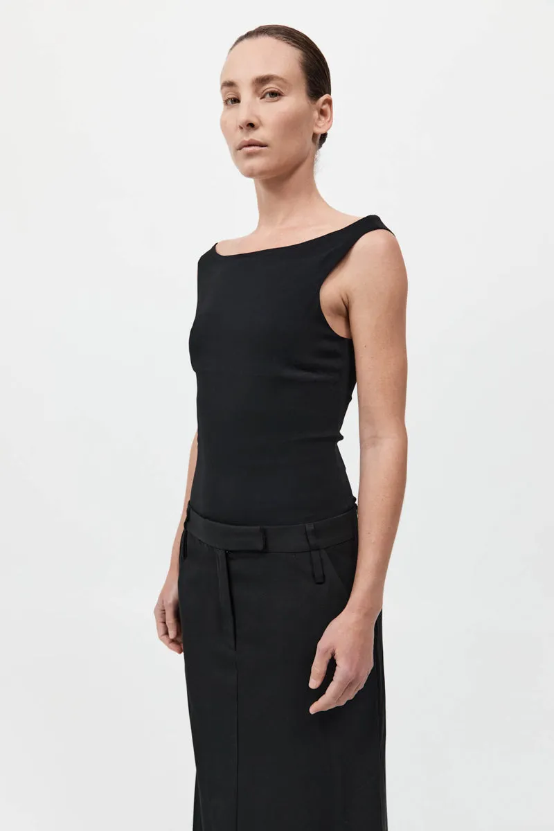 Slim Bateau Top - Black sold by St. Agni product image thumbnail 3