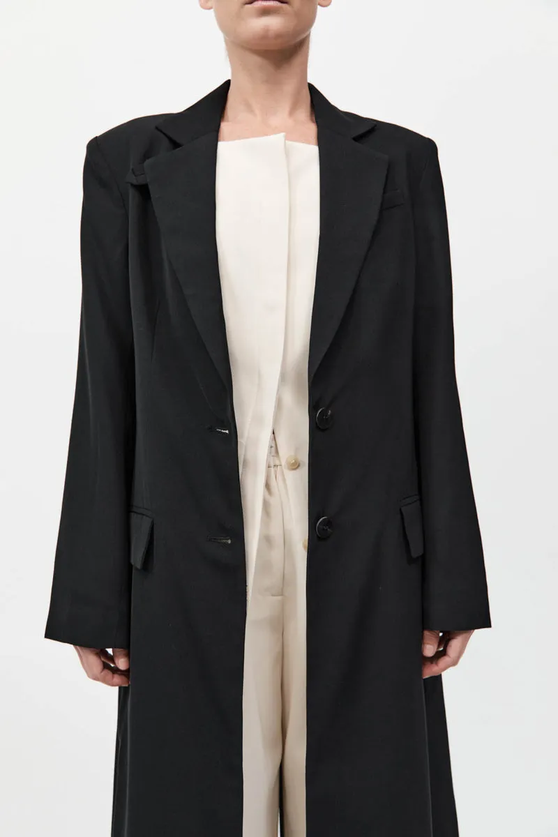 Tailored Maxi Coat - Black sold by St. Agni product image thumbnail 3