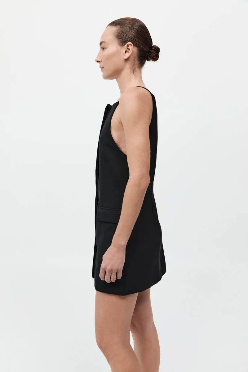 Hybrid Tailored Mini Dress - Black sold by St. Agni product image thumbnail 3