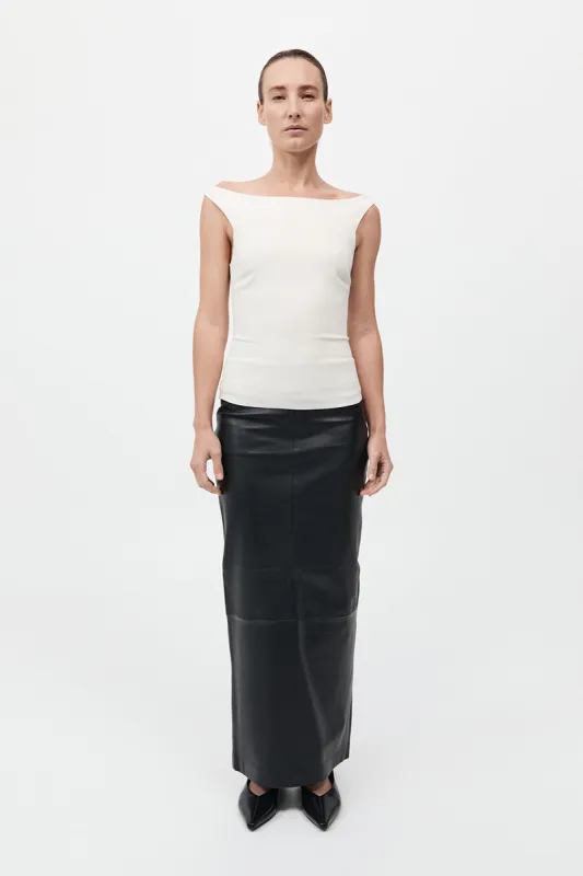 Slim Bateau Top - Off White sold by St. Agni