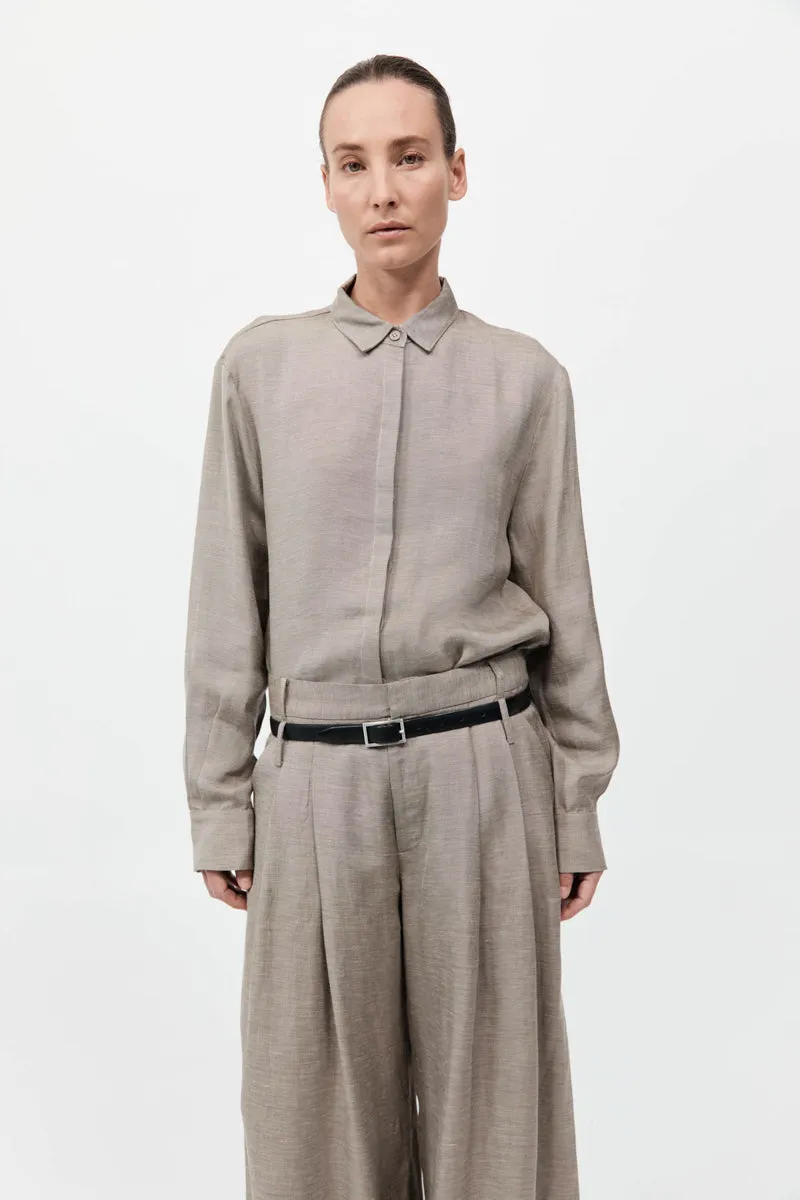 Melange Classic Shirt - Rye sold by St. Agni product image thumbnail 3