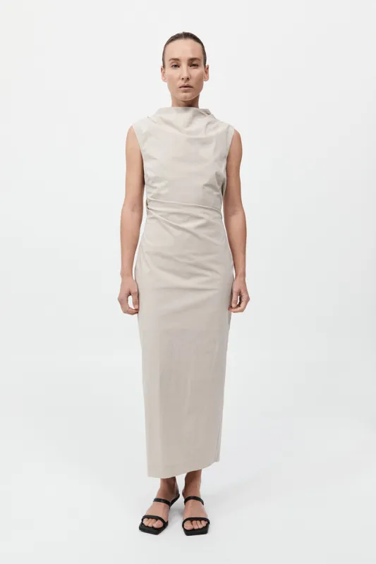 Soft Sculptural Dress - Creme sold by St. Agni
