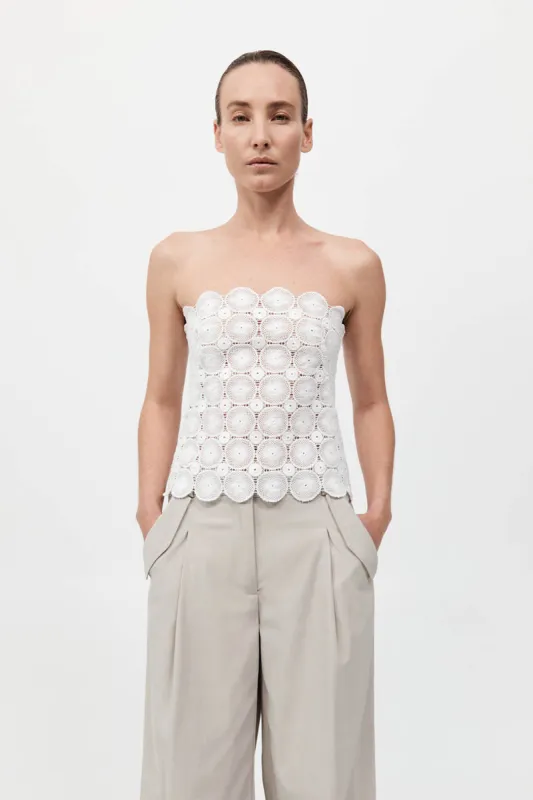 Doily Top - White made by St. Agni