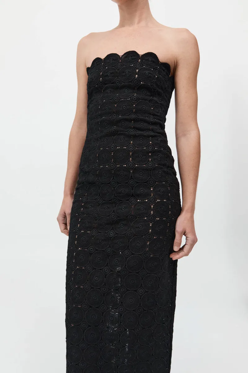 Doily Column Dress - Black sold by St. Agni product image thumbnail 3