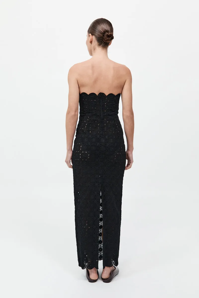 Doily Column Dress - Black sold by St. Agni product image thumbnail 5