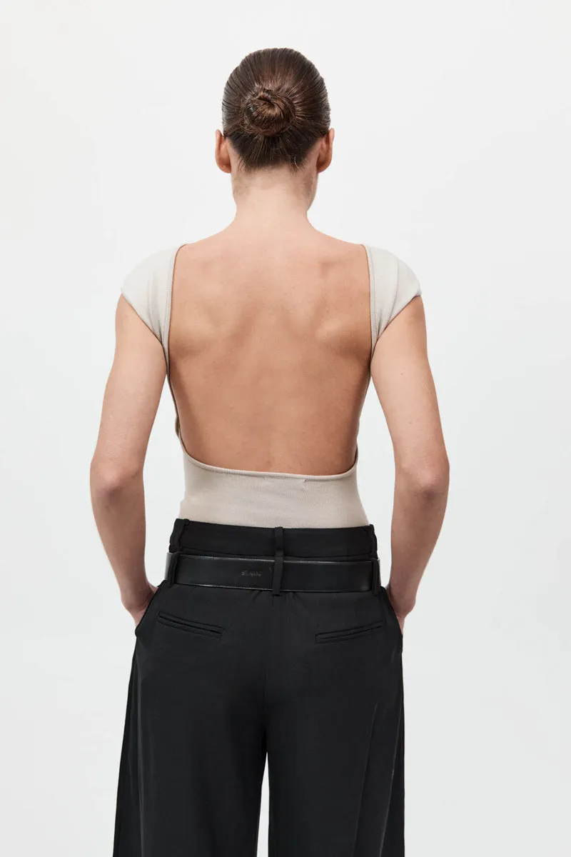 Sculpted Ballet Knit Top - Creme sold by St. Agni product image thumbnail 5