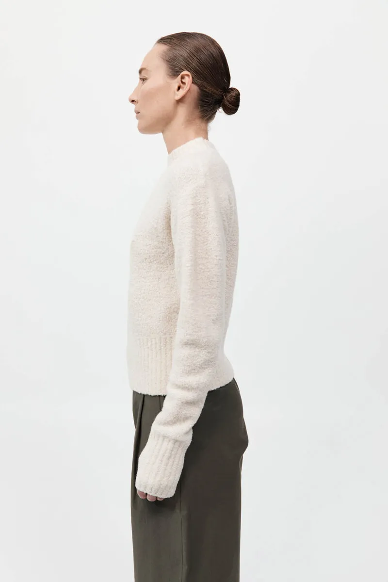 Boucle Wool Jumper - Off White sold by St. Agni product image thumbnail 3
