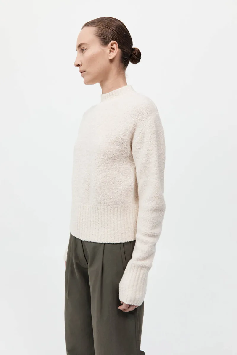 Boucle Wool Jumper - Off White sold by St. Agni product image thumbnail 2