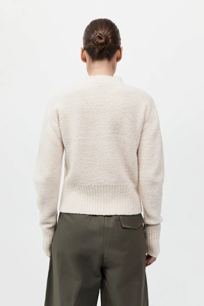 Boucle Wool Jumper - Off White sold by St. Agni product image thumbnail 5