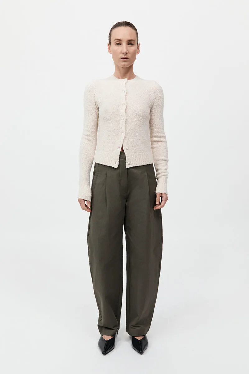 Boucle Wool Cardigan - Off White sold by St. Agni product image thumbnail 3