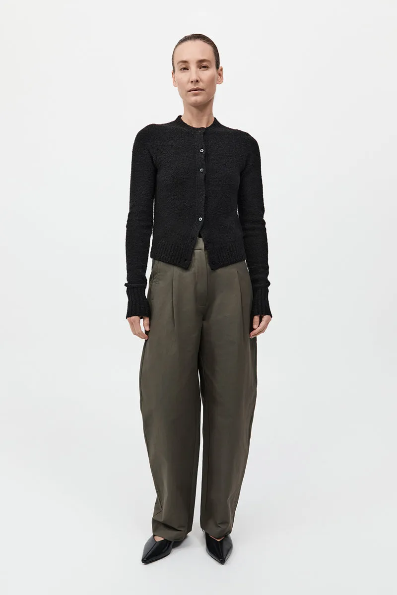 Boucle Wool Cardigan - Black sold by St. Agni product image thumbnail 4