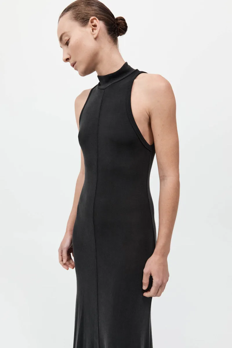 Racer Back Jersey Maxi Dress - Black sold by St. Agni product image thumbnail 4