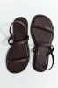 Fine Strap Sandal - Chocolate sold by St. Agni