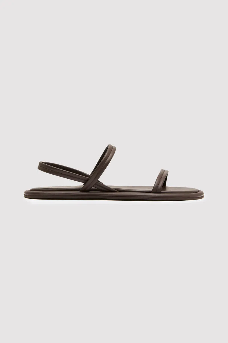 Fine Strap Sandal - Chocolate sold by St. Agni