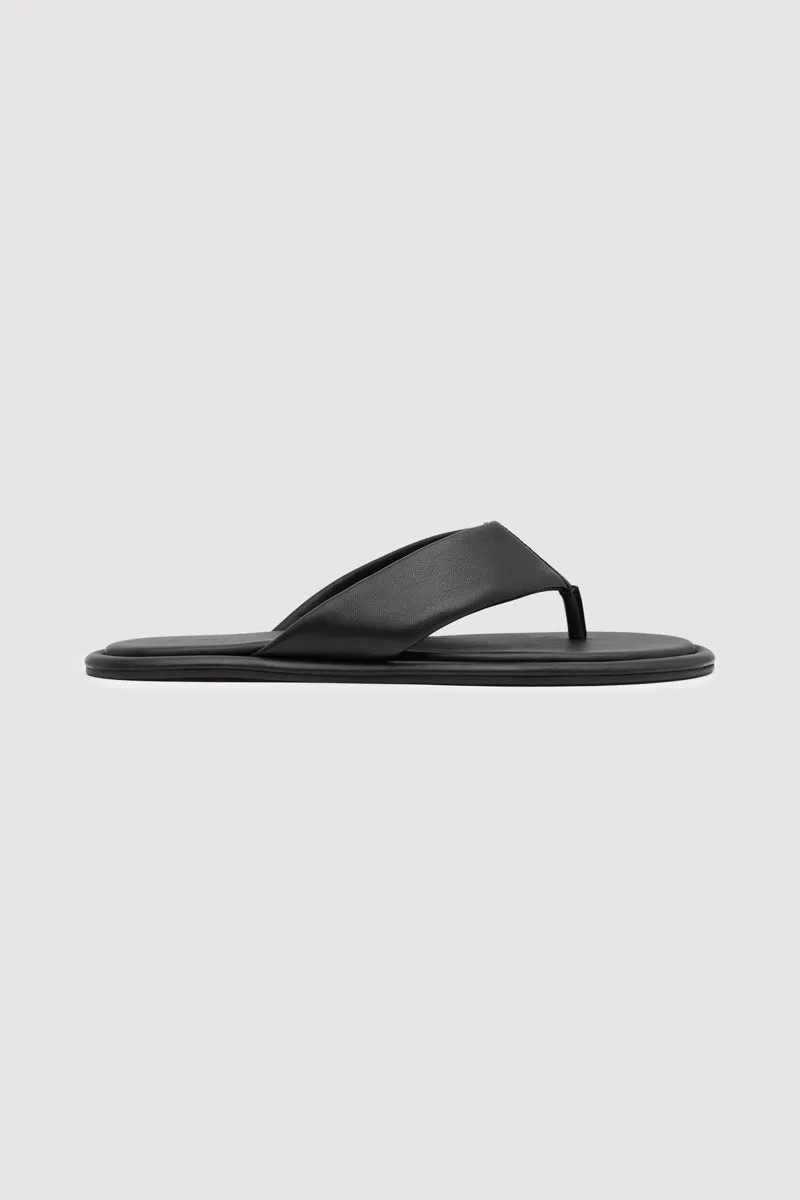 Soft Thong Slide - Black sold by St. Agni