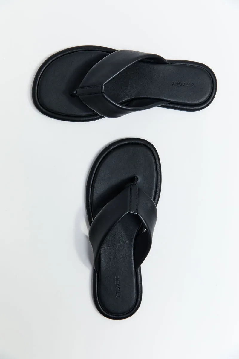 Soft Thong Slide - Black sold by St. Agni product image thumbnail 3