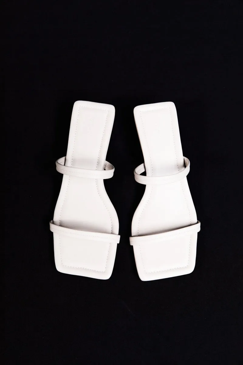 Fine Strap Kitten Heel - Creme sold by St. Agni product image thumbnail 3