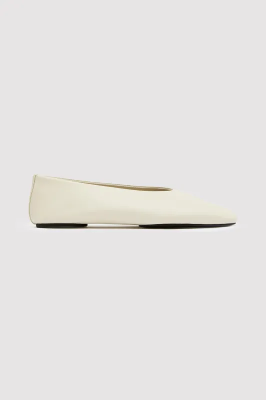 Soft Glove Ballet Flat - Creme sold by St. Agni
