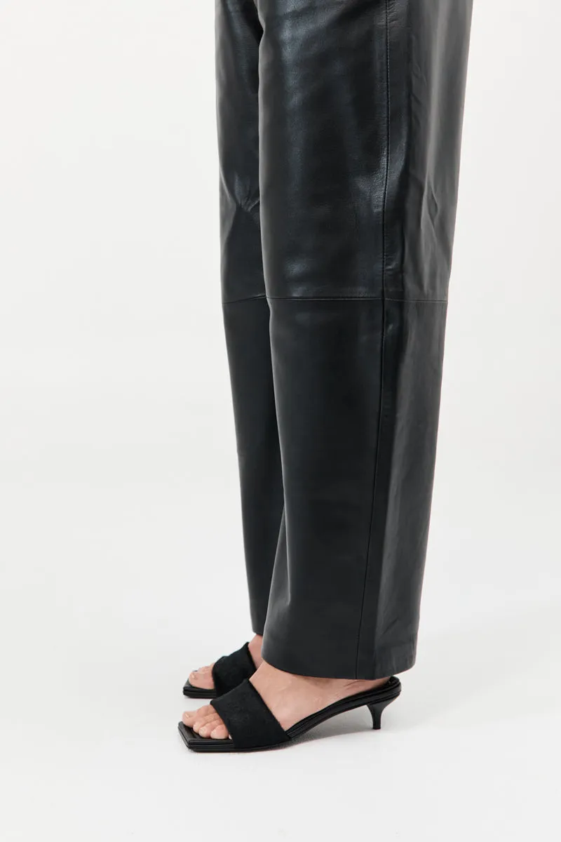 Pony Hair Minimal Heel - Black sold by St. Agni product image thumbnail 5