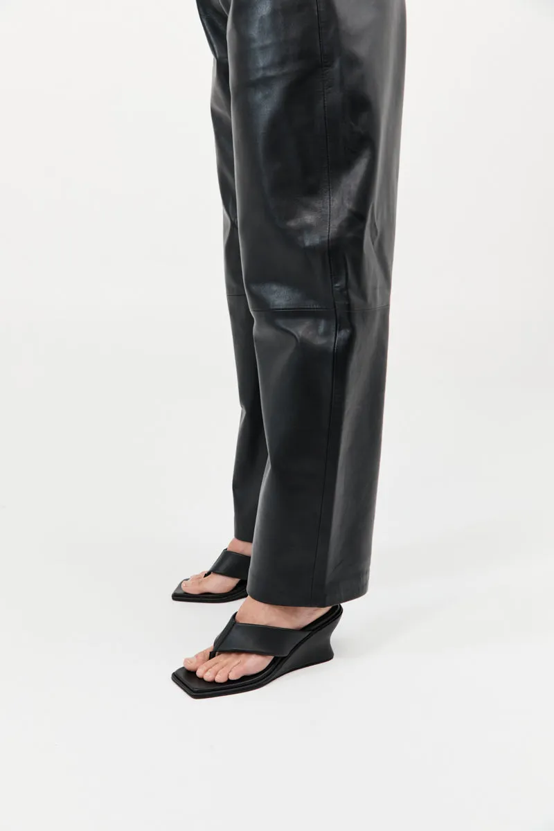 Soft Thong Contour Wedge - Black sold by St. Agni product image thumbnail 2