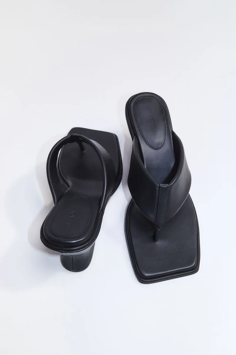 Soft Thong Contour Wedge - Black sold by St. Agni product image thumbnail 3