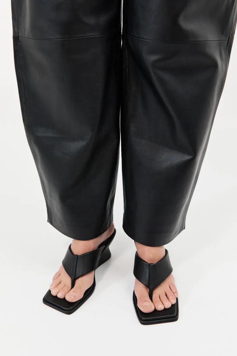 Soft Thong Contour Wedge - Black sold by St. Agni product image thumbnail 4