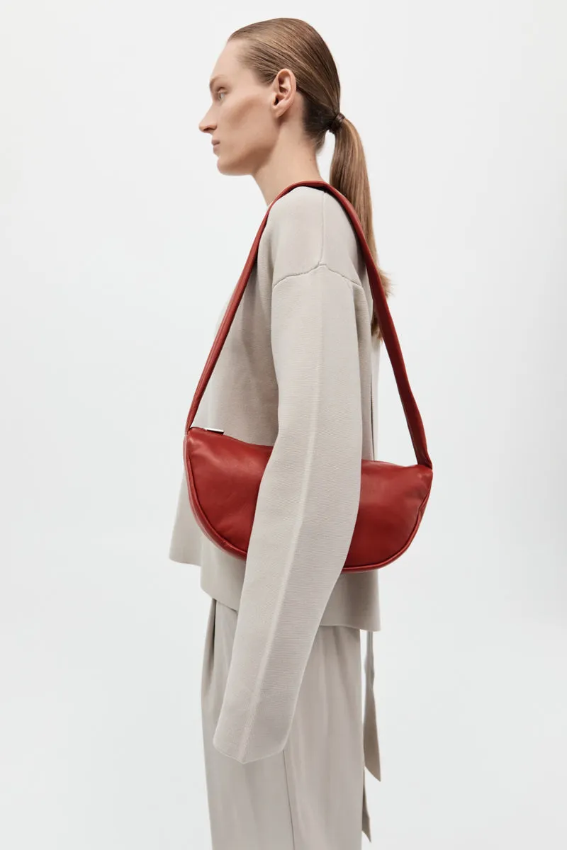 Soft Crescent Bag - Rosso sold by St. Agni