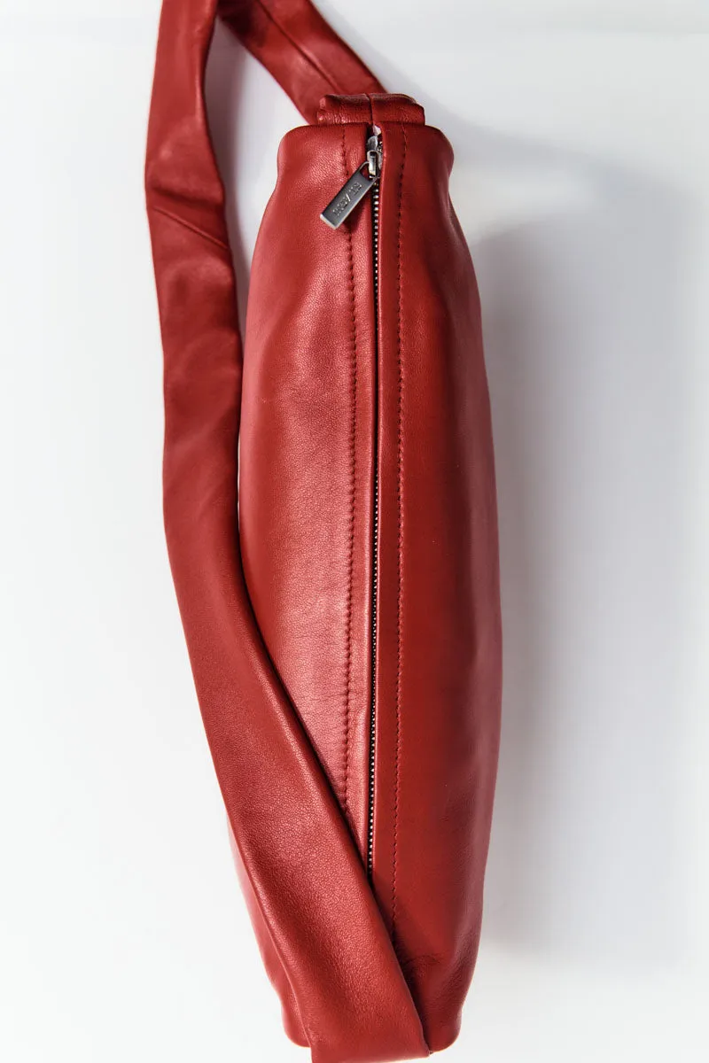 Soft Crescent Bag - Rosso sold by St. Agni product image thumbnail 5