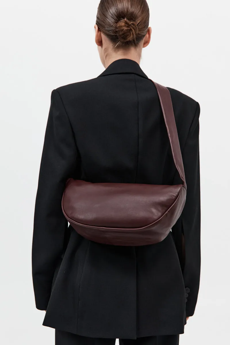 Soft Crescent Bag - Plum sold by St. Agni product image thumbnail 4