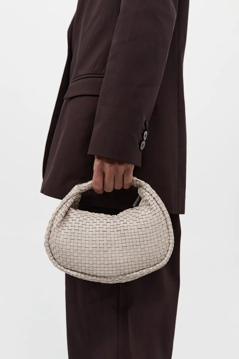 Lattice Weave Mini Bon Bon Bag - Creme sold by St. Agni