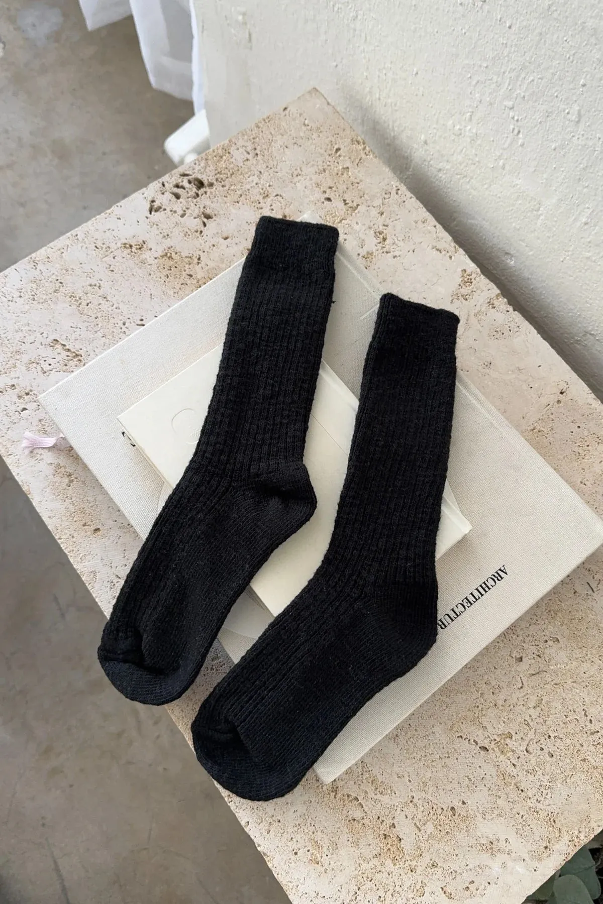 Cottage Socks by Le Bon Shoppe - Black sold by St. Agni product image thumbnail 2