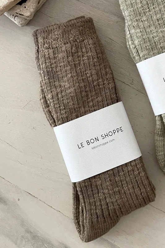 Cottage Socks by Le Bon Shoppe - Flax sold by St. Agni