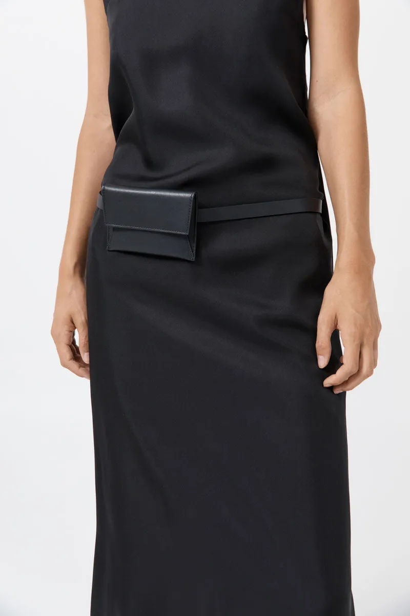 Petit Pouch Belt - Black sold by St. Agni