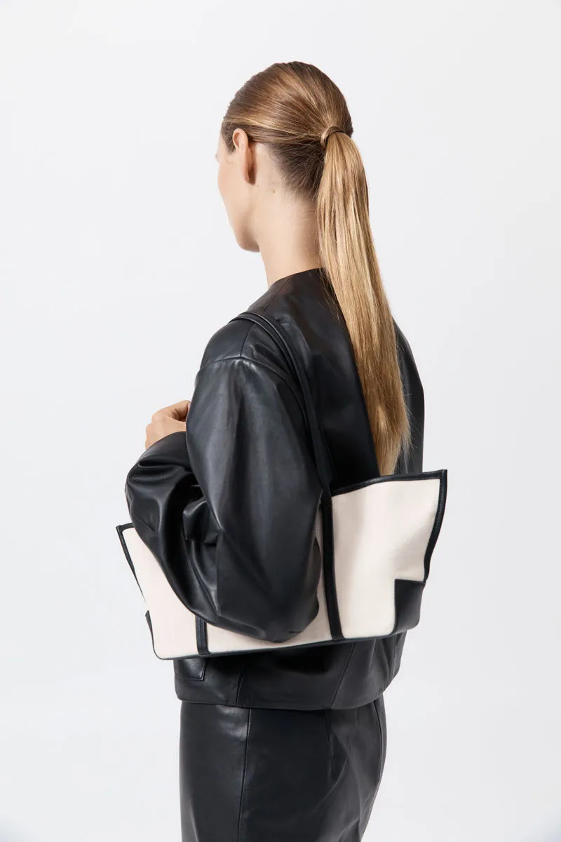 Slim Bateau Tote - Canvas sold by St. Agni product image thumbnail 3