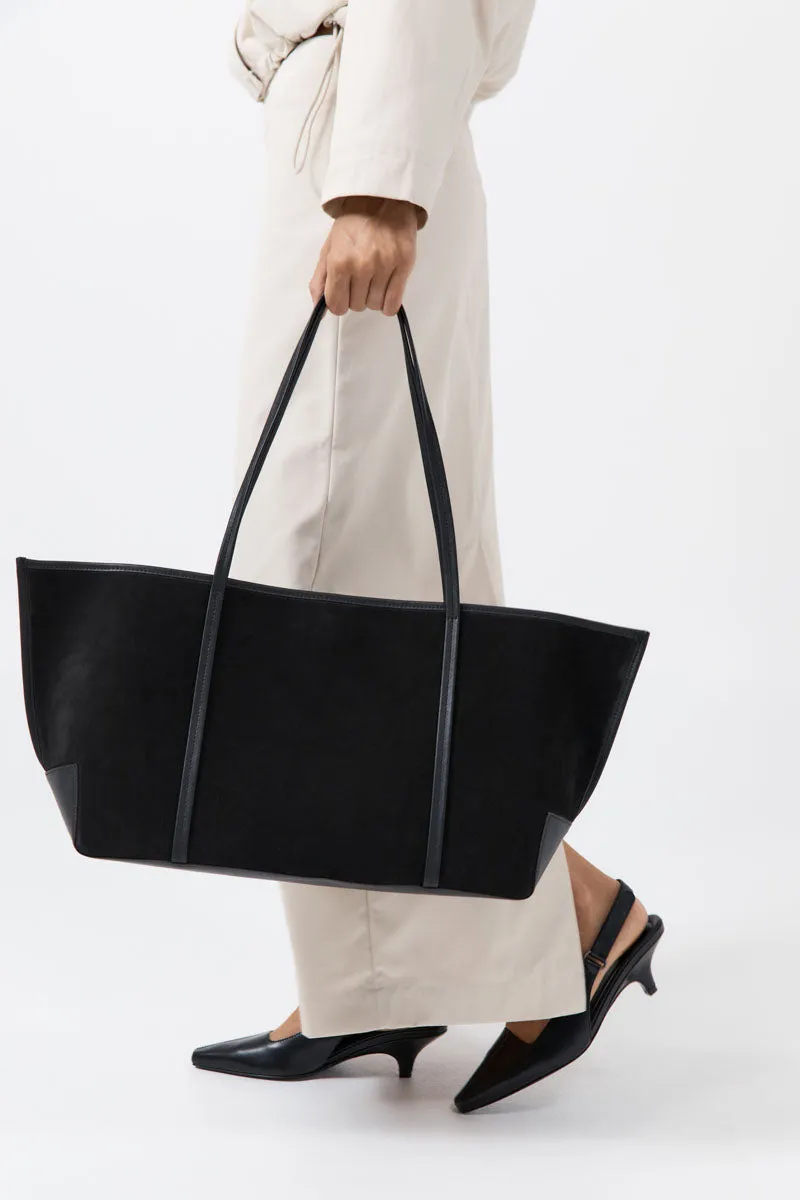 Bateau Tote - Black sold by St. Agni