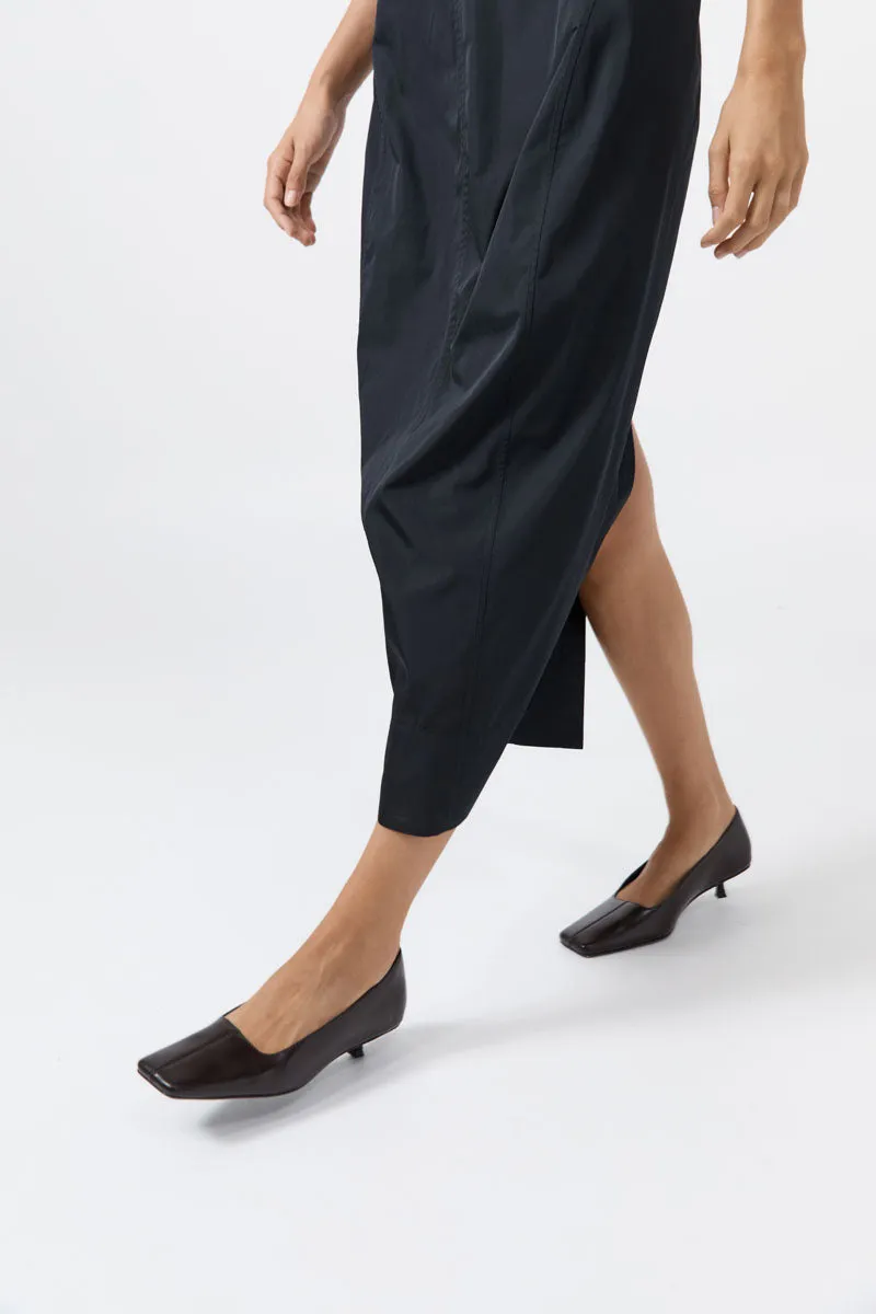 Square Toe Pump - Coffee sold by St. Agni product image thumbnail 2