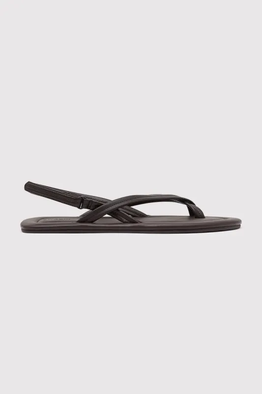 Cross Detail Sandal - Coffee sold by St. Agni