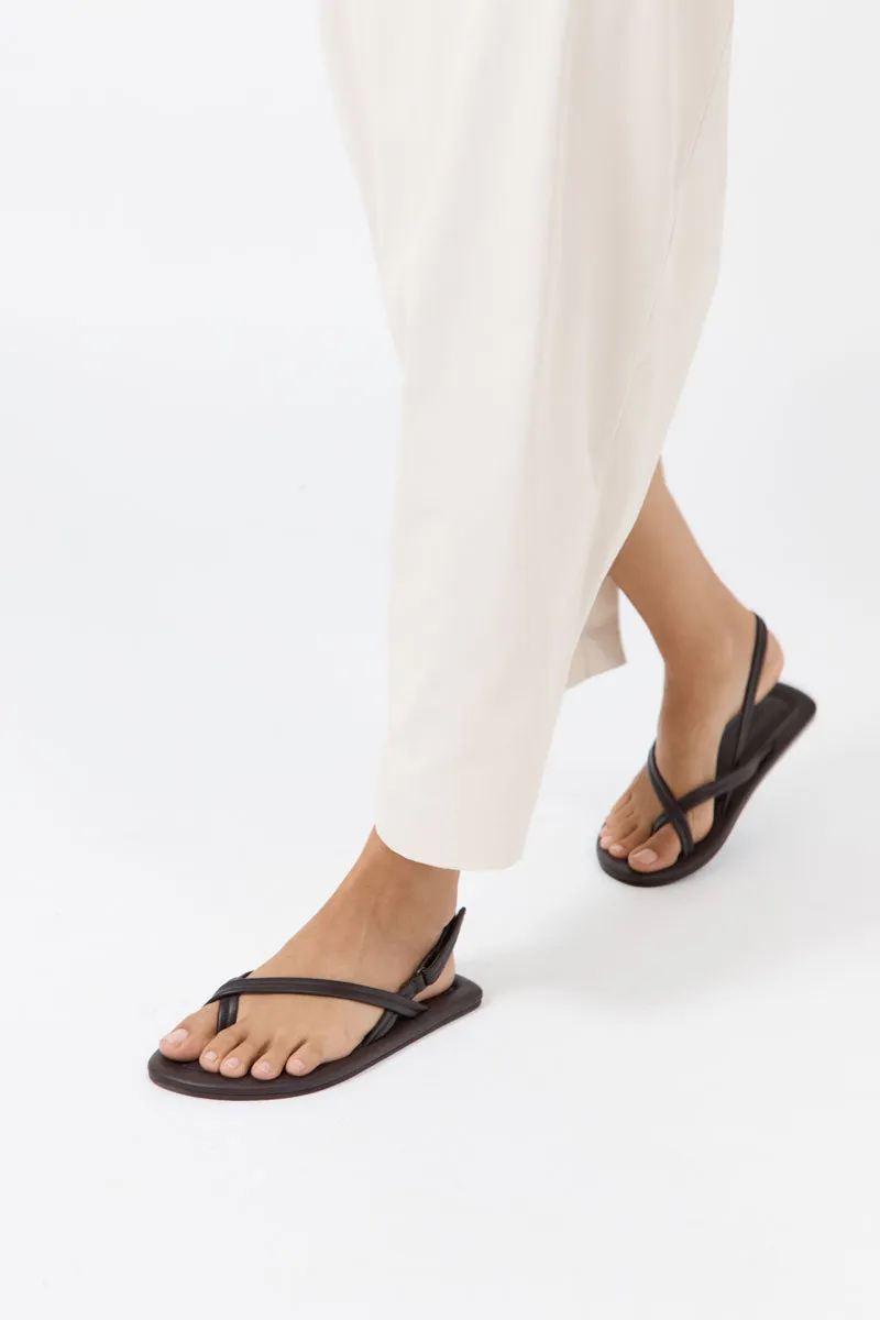 Cross Detail Sandal - Coffee sold by St. Agni product image thumbnail 2