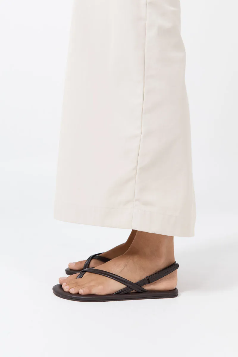 Cross Detail Sandal - Coffee sold by St. Agni product image thumbnail 5