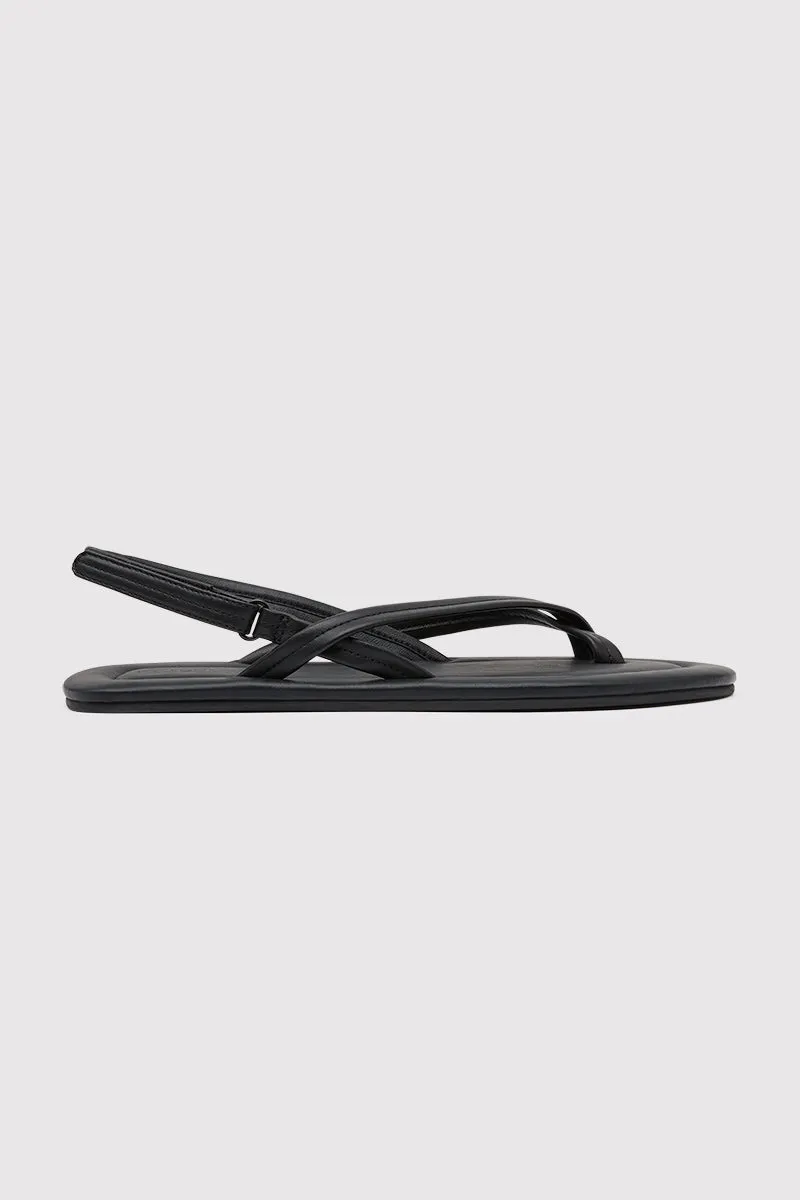 Cross Detail Sandal - Black sold by St. Agni