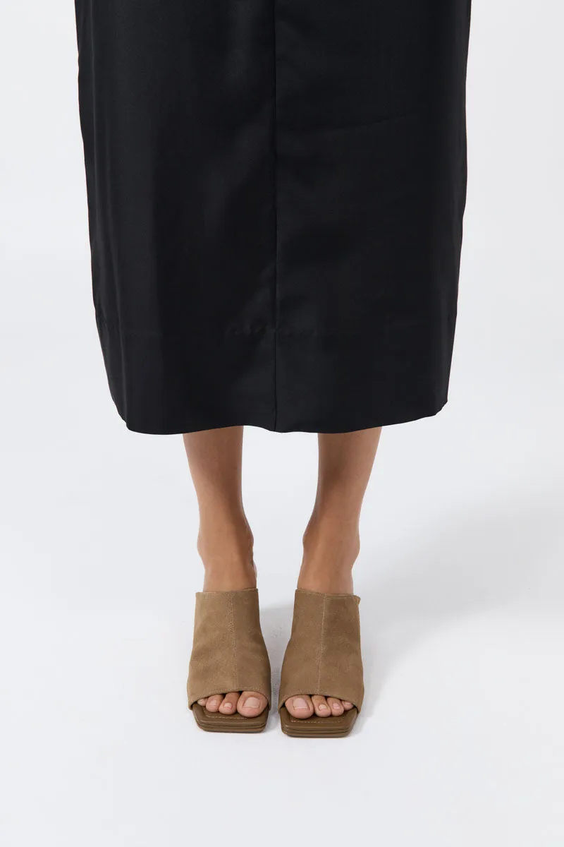 Suede Arc Wedge - Oak sold by St. Agni product image thumbnail 3
