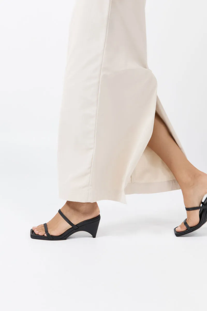 Double Strap Arc Wedge - Black sold by St. Agni product image thumbnail 2