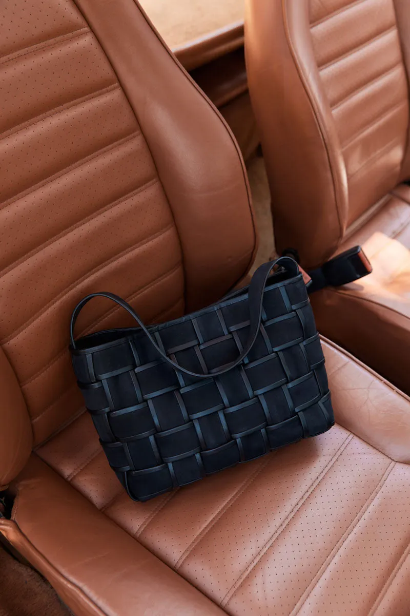 Border Woven Mini Tote - Black sold by St. Agni product image thumbnail 5