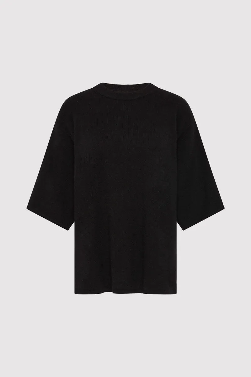 Cashmere Copain Tee - Black sold by St. Agni product image thumbnail 5