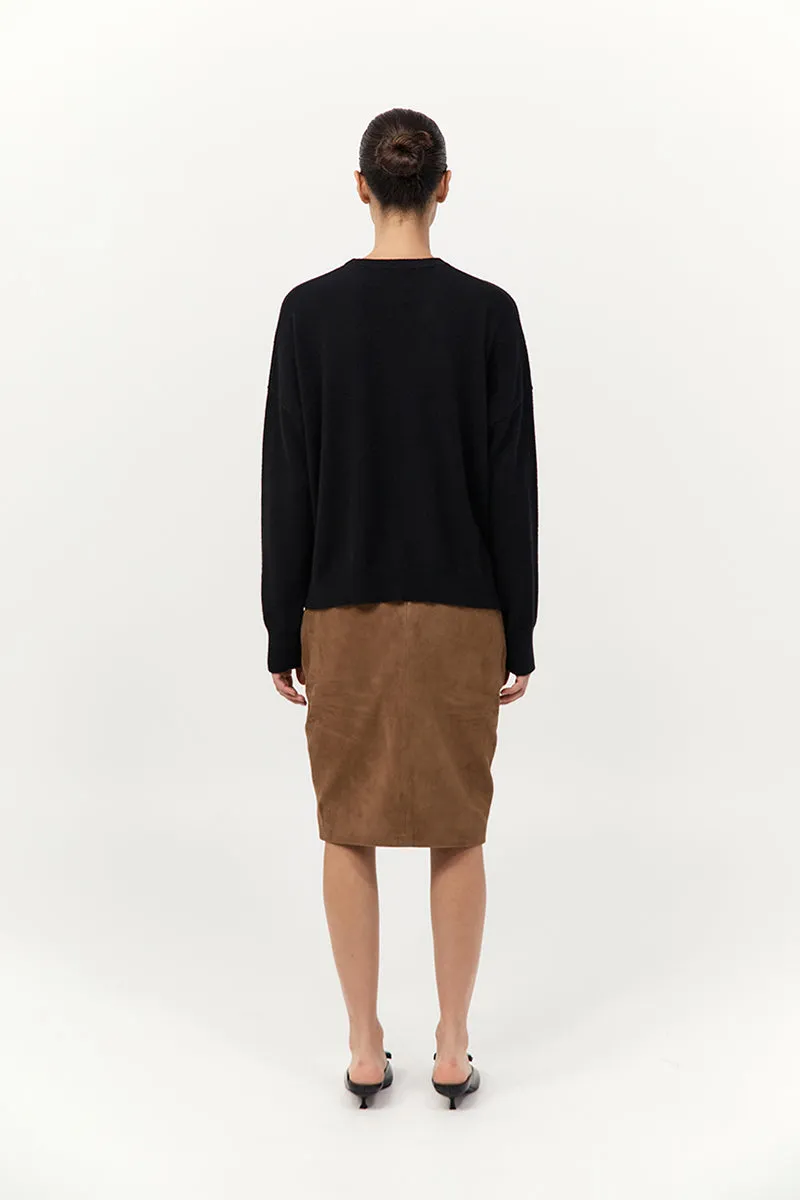 Cashmere Sweater - Black sold by St. Agni product image thumbnail 3