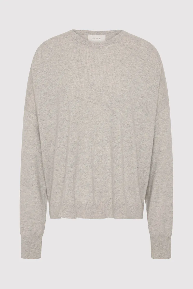 Cashmere Sweater - Grey Marle sold by St. Agni product image thumbnail 5