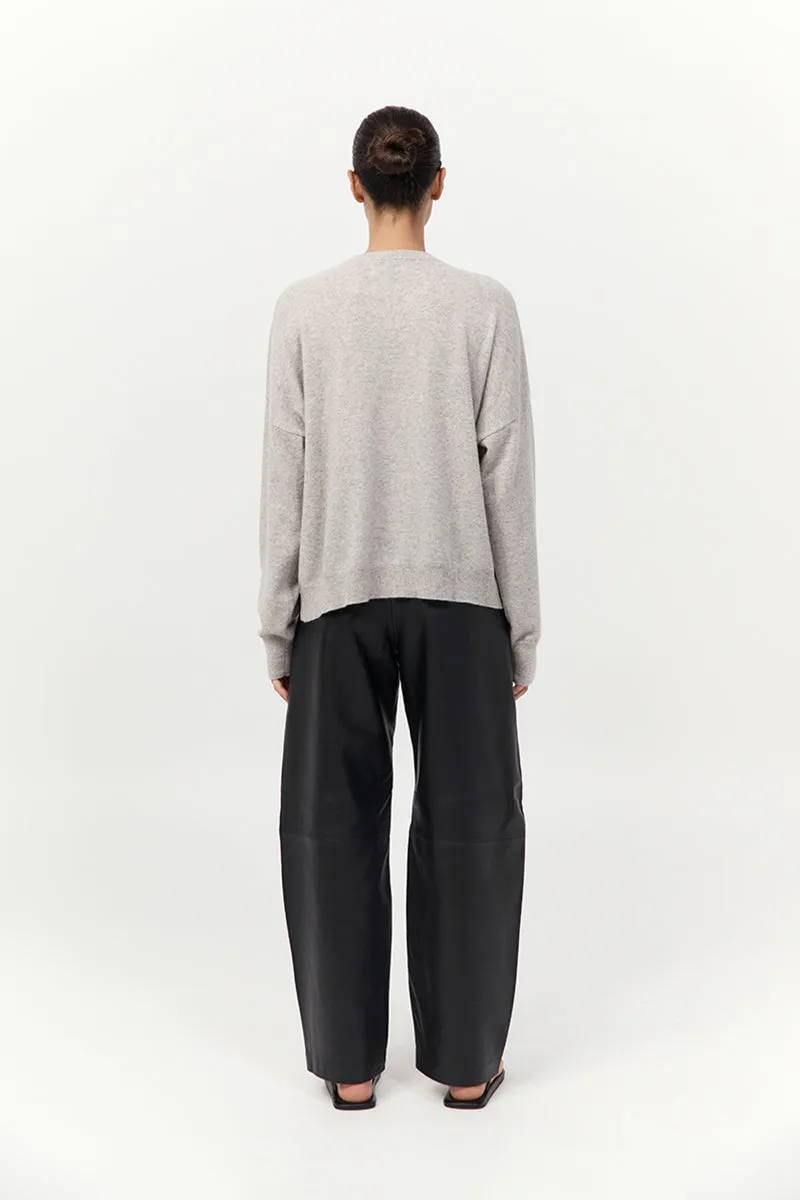 Cashmere Sweater - Grey Marle sold by St. Agni product image thumbnail 4