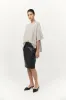 Leather Pencil Skirt - Black sold by St. Agni